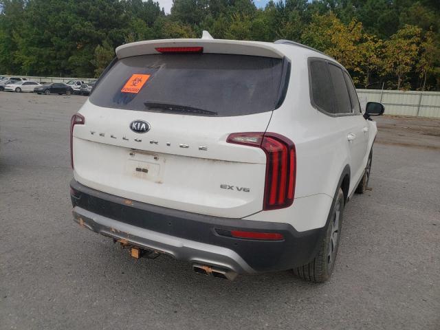 5XYP34HC4LG081370 - 2020 KIA TELLURIDE WHITE photo 4