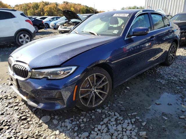 3MW5R7J0XL8B35738 - 2020 BMW 330XI BLUE photo 2