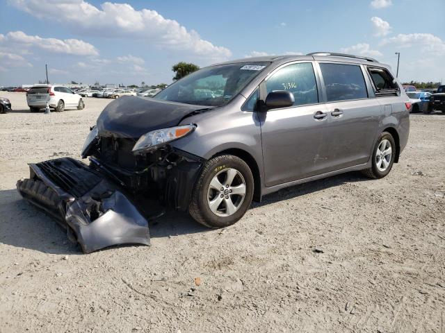 5TDKZ3DC2KS008170 - 2019 TOYOTA SIENNA LE GRAY photo 2