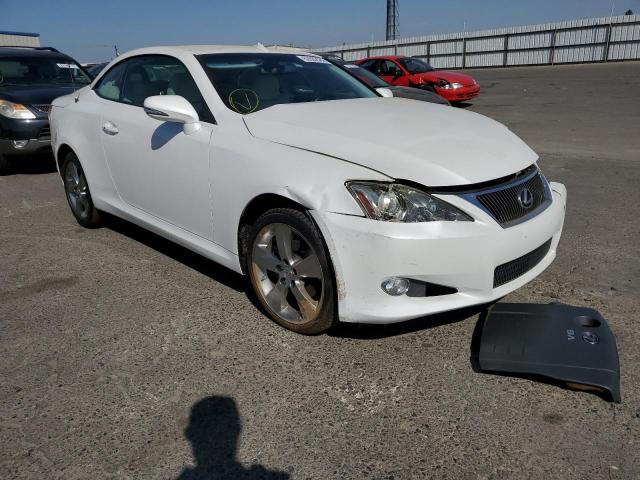 JTHFF2C20A2512105 - 2010 LEXUS IS 250 WHITE photo 1