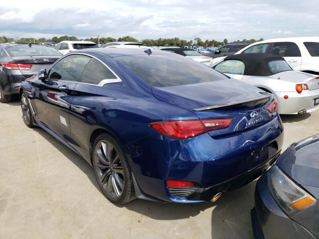 JN1FV7EK2JM530191 - 2018 INFINITI Q60 RED SP BLUE photo 3