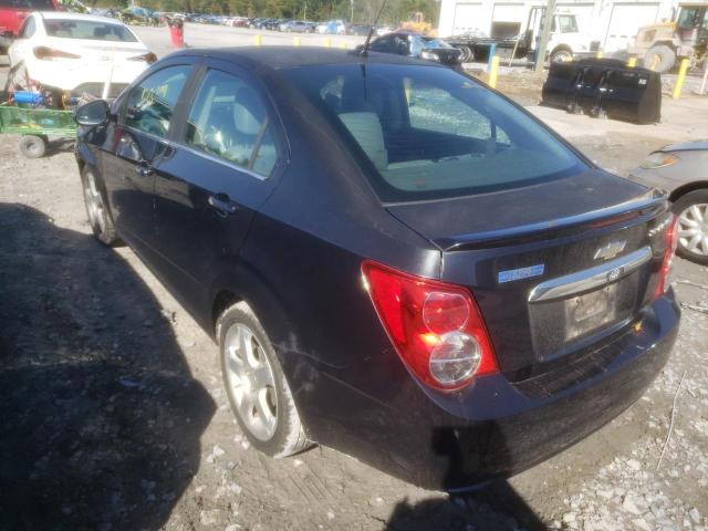 1G1JE5SH0D4236564 - 2013 CHEVROLET SONIC BLACK photo 3