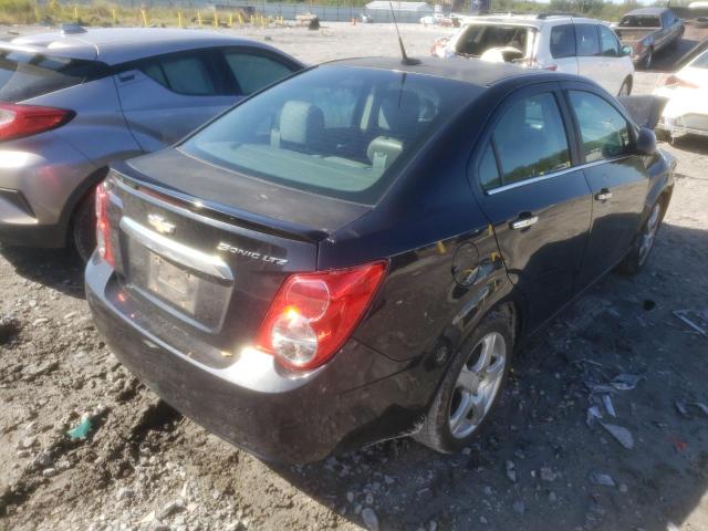 1G1JE5SH0D4236564 - 2013 CHEVROLET SONIC BLACK photo 4