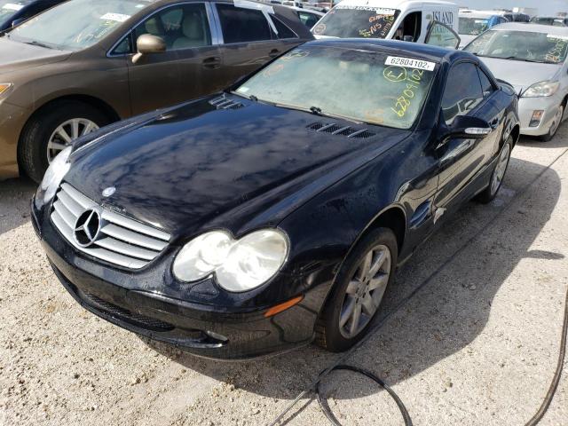 WDBSK75F63F028023 - 2003 MERCEDES-BENZ SL 500R BLACK photo 2