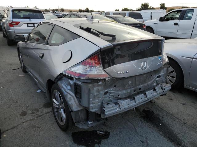 JHMZF1D64BS013818 - 2011 HONDA CR-Z EX GRAY photo 3