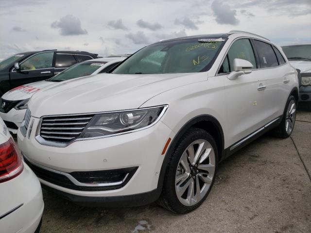 2LMPJ6LR8HBL44288 - 2017 LINCOLN MKX RESERV WHITE photo 2