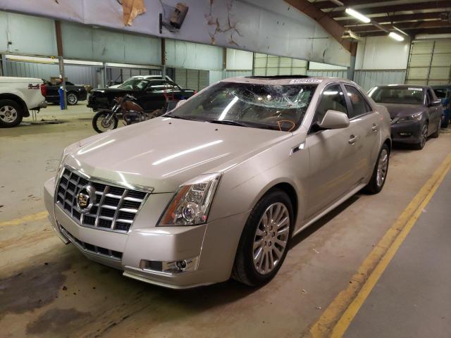 1G6DK5E34D0178661 - 2013 CADILLAC CTS PERFOR ოქროსფერი ფოტო 2