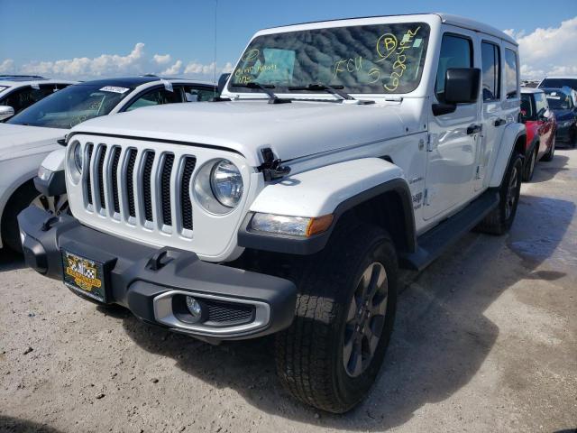 1C4HJXEG0KW527339 - 2019 JEEP WRANGLER U WHITE photo 2