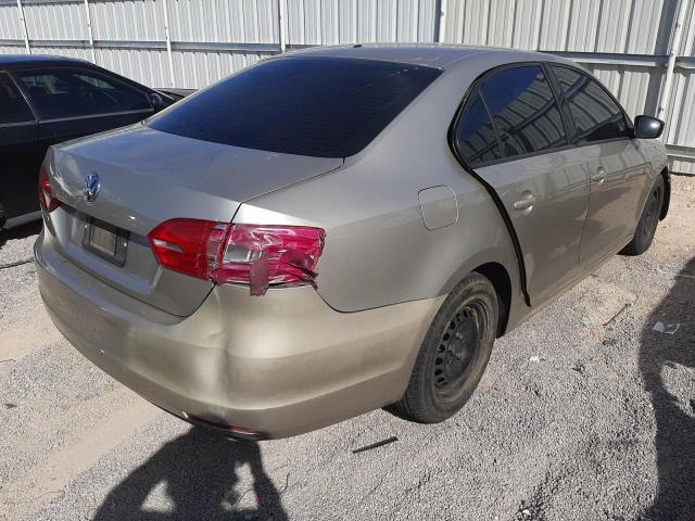 3VW2K7AJ8DM242716 - 2013 VOLKSWAGEN JETTA BASE 金色 照片 4