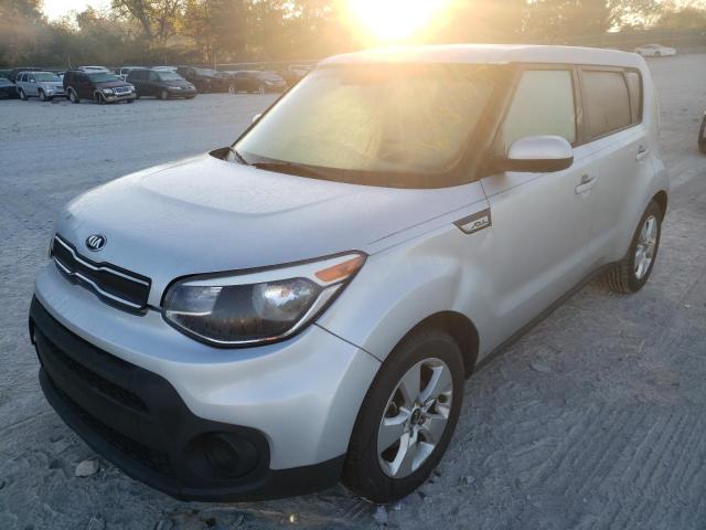 KNDJN2A23H7452187 - 2017 KIA SOUL SILVER photo 2