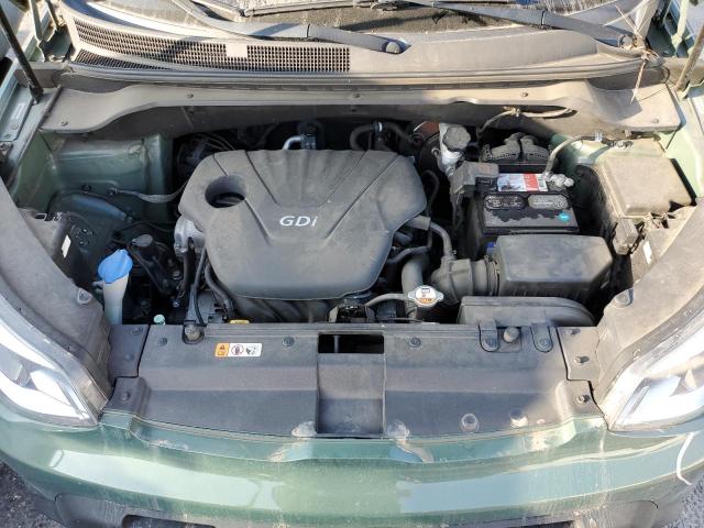 KNDJN2A24E7024138 - 2014 KIA SOUL GREEN photo 7