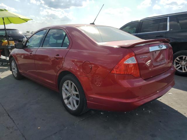 3FAHP0JA7BR273807 - 2011 FORD FUSION SEL RED photo 3