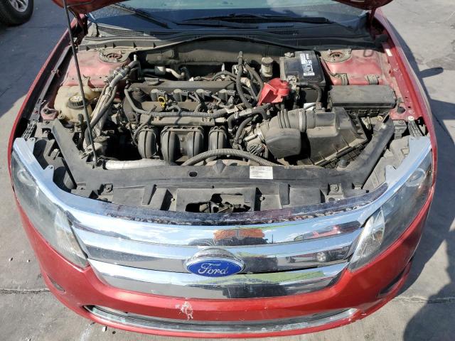 3FAHP0JA7BR273807 - 2011 FORD FUSION SEL RED photo 7