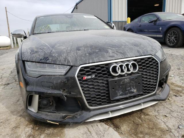 WUAW2AFC0GN902580 - 2016 AUDI RS7 BLACK photo 9