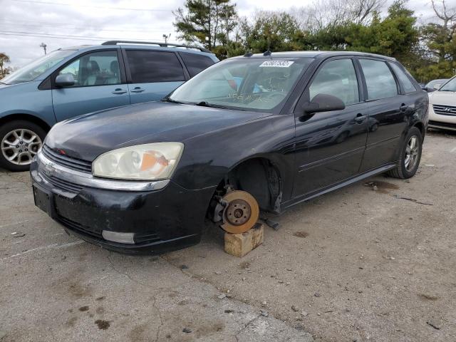 1G1ZU648X5F****** - 2005 CHEVROLET MALIBU MAX BLACK photo 2