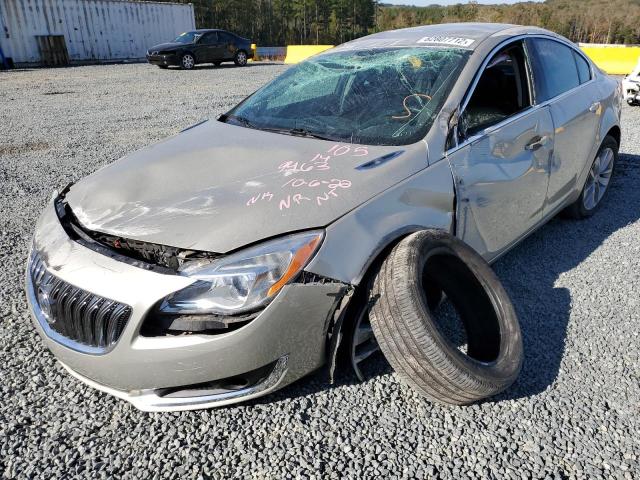 2G4GK5EX3F9179463 - 2015 BUICK REGAL GOLD photo 2