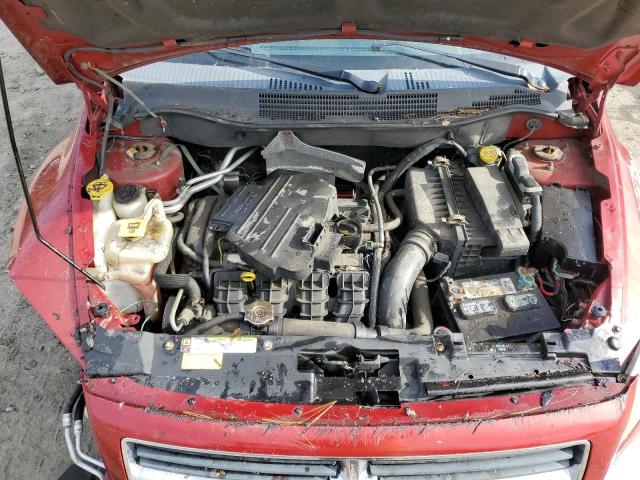 1B3HB48A19D197611 - 2009 DODGE CALIBER SX RED photo 7