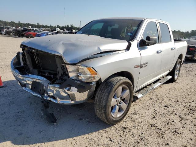 1C6RR6LT7ES304869 - 2014 RAM 1500 SLT SILVER photo 2