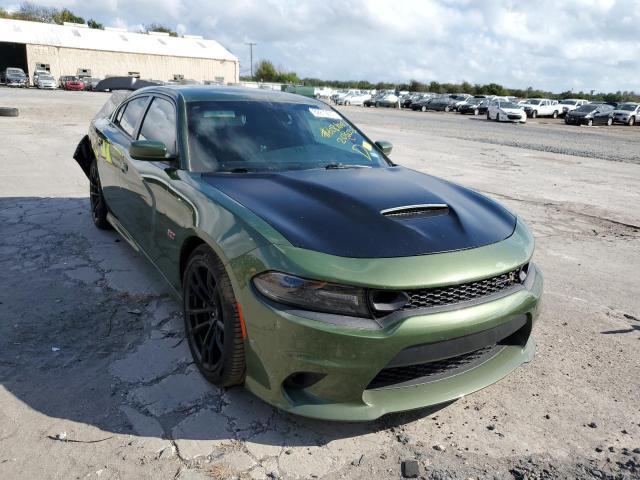 2C3CDXGJ9LH208035 - 2020 DODGE CHARGER SC GREEN photo 1