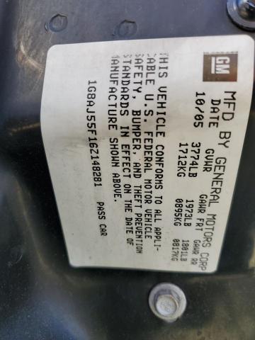 1G8AJ55F16Z148281 - 2006 SATURN ION LEVEL GRAY photo 10