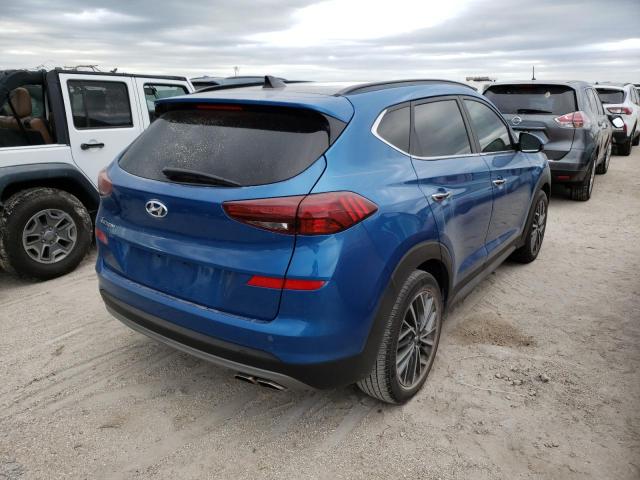 KM8J33AL2LU262245 - 2020 HYUNDAI TUCSON LIM BLUE photo 4