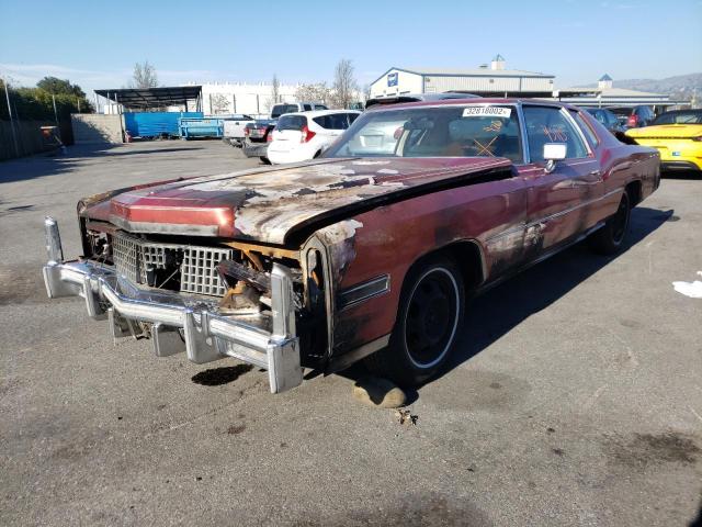 6L47S5Q229029 - 1975 CADILLAC EL DORADO MAROON photo 2