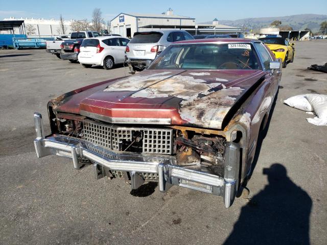 6L47S5Q229029 - 1975 CADILLAC EL DORADO MAROON photo 9