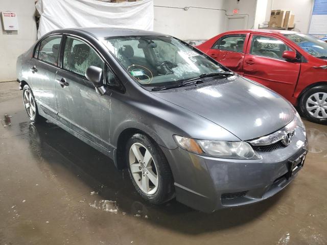 19XFA16659E007796 - 2009 HONDA CIVIC LX-S Szary zdjęcie 1