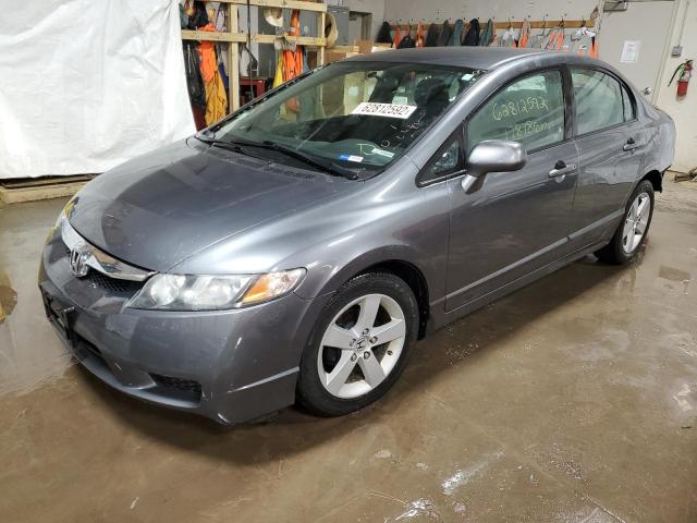 19XFA16659E007796 - 2009 HONDA CIVIC LX-S Szary zdjęcie 2