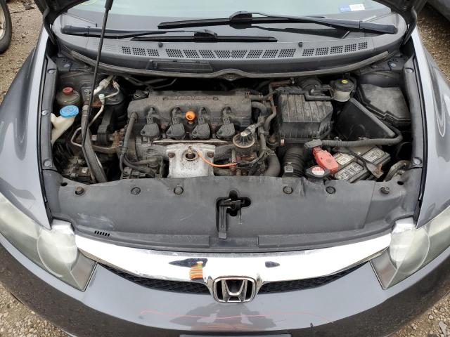 19XFA16659E007796 - 2009 HONDA CIVIC LX-S Szary zdjęcie 7