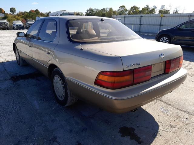 JT8UF11E7N0143338 - 1992 LEXUS LS 400 GOLD photo 3