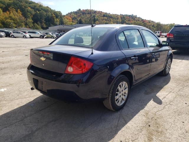 1G1AT58H697280457 - 2009 CHEVROLET COBALT LT BLUE photo 4