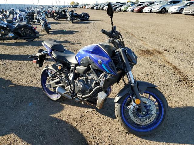 JYARM32E0NA003631 - 2022 YAMAHA MT07 BLUE photo 1