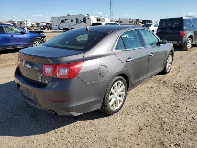 1G11H5SA2DF250156 - 2013 CHEVROLET MALIBU LTZ ნაცრისფერი ფოტო 4