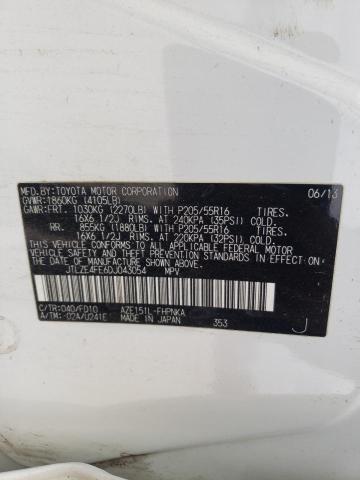 JTLZE4FE6DJ043054 - 2013 TOYOTA SCION XB 白色 照片 10