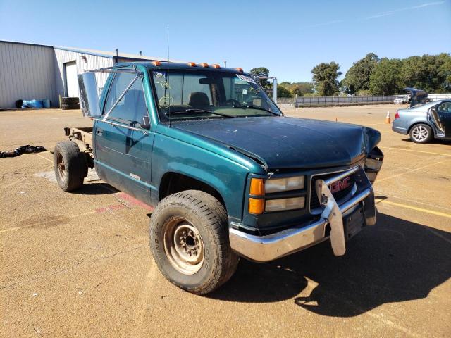 1GDJC34F7SE535744 - 1995 GMC SIERRA C35 GREEN photo 1