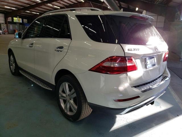 4JGDA5HB7DA177691 - 2013 MERCEDES-BENZ ML 350 4MA WHITE photo 3