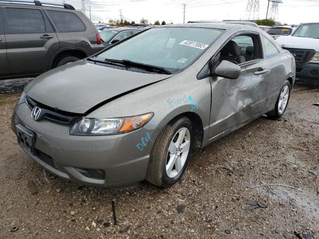 2HGFG12958H503586 - 2008 HONDA CIVIC EXL رمادي صورة 2