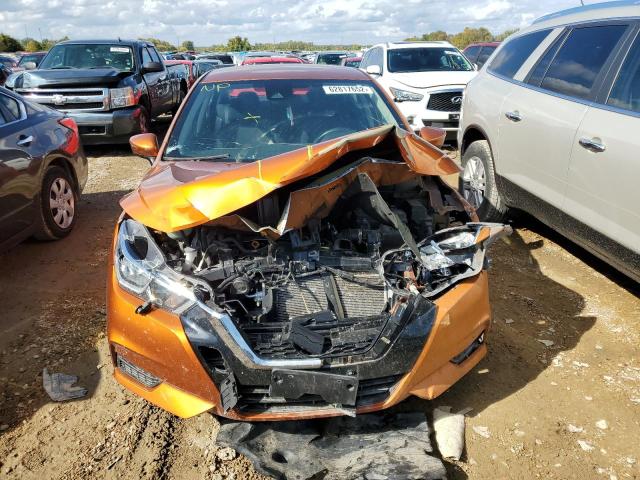 3N1CN8EV5LL802071 - 2020 NISSAN VERSA SV ORANGE photo 7