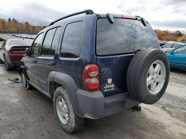 1J4GL48K36W223510 - 2006 JEEP LIBERTY SP BLUE photo 3