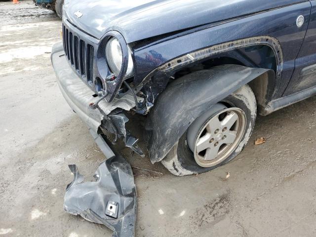 1J4GL48K36W223510 - 2006 JEEP LIBERTY SP BLUE photo 9