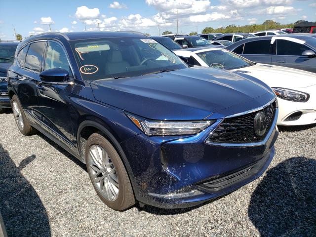 5J8YE1H80PL003740 - 2023 ACURA MDX ADVANC BLUE photo 1