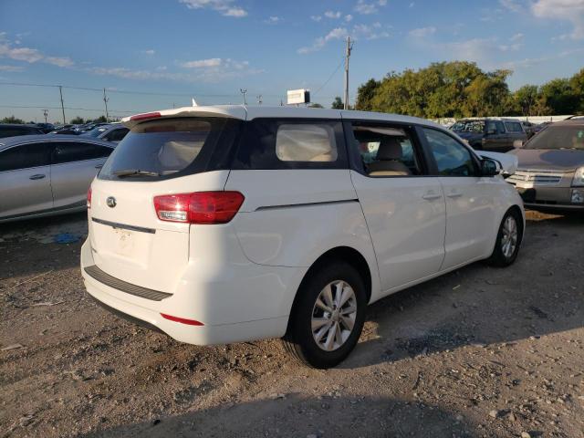 KNDMA5C12H6258478 - 2017 KIA SEDONA L WHITE photo 4