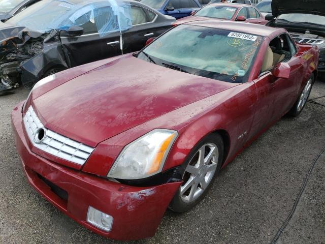 1G6YV36A175600483 - 2007 CADILLAC XLR BURGUNDY photo 2