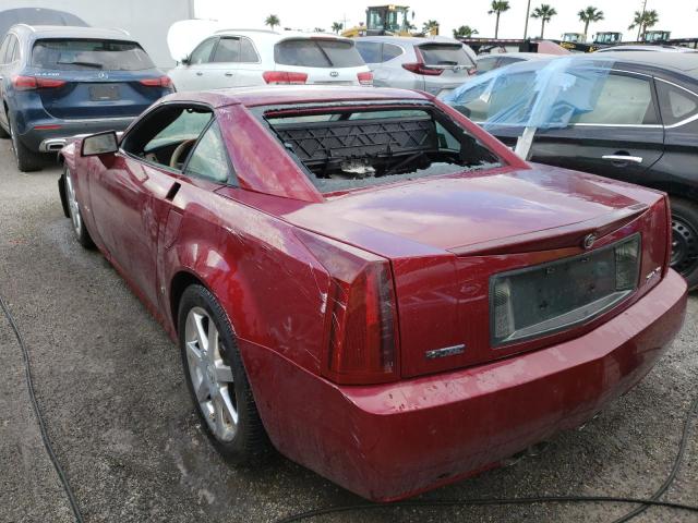 1G6YV36A175600483 - 2007 CADILLAC XLR BURGUNDY photo 3