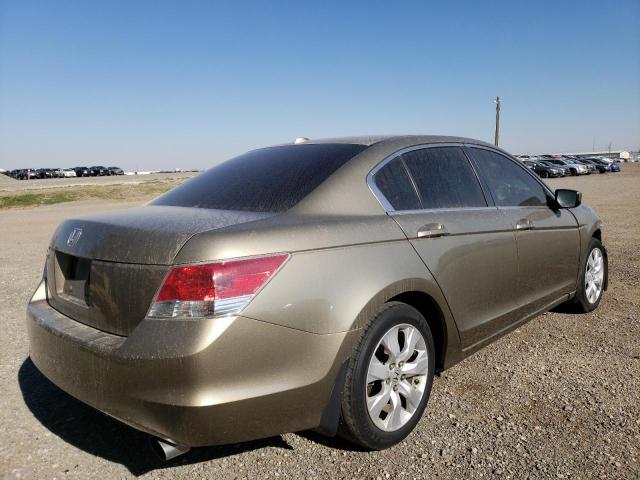 1HGCP26828A809184 - 2008 HONDA ACCORD EXL GOLD photo 4