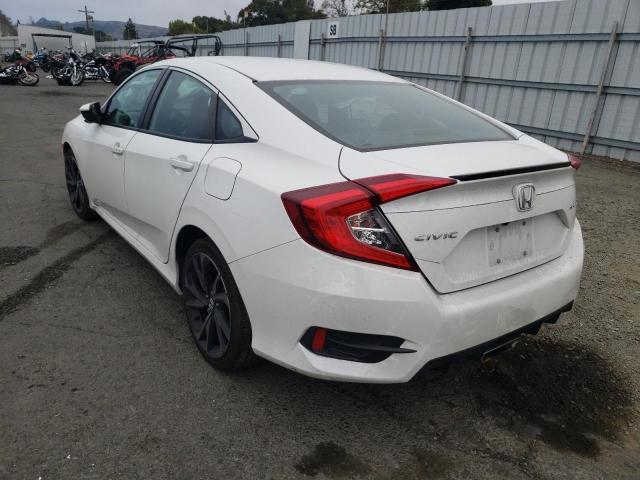 2HGFC2F87LH501799 - 2020 HONDA CIVIC SPOR 白色 照片 3