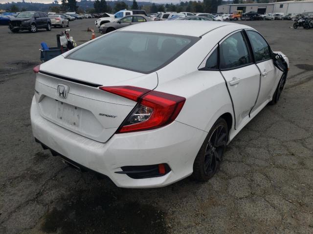 2HGFC2F87LH501799 - 2020 HONDA CIVIC SPOR 白色 照片 4