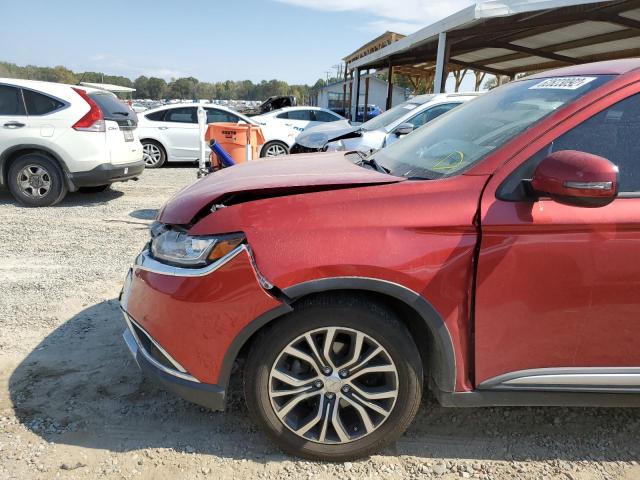 JA4AD3A38HZ028519 - 2017 MITSUBISHI OUTLANDER BURGUNDY photo 9