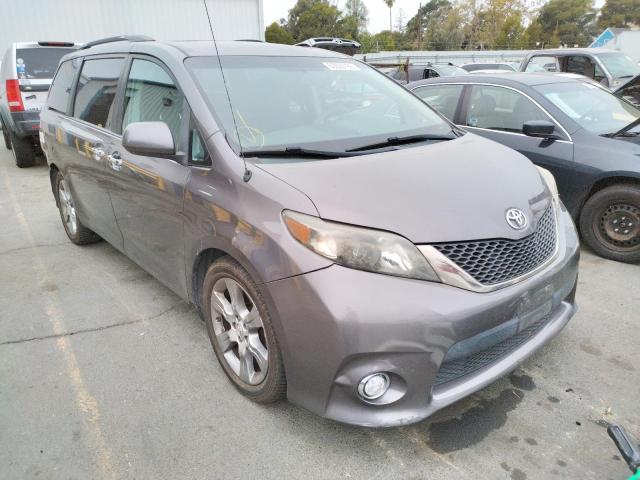 5TDXK3DC4DS352130 - 2013 TOYOTA SIENNA SPO GRAY photo 1